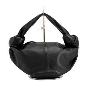 Bottega Veneta Double Knot Handbag Black
